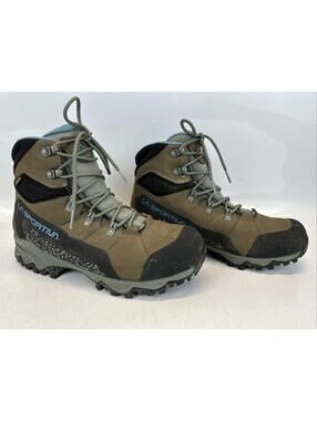 La Sportiva Women's Nucleo High II GTX Hiking Boots, Oak/Topaz, Size 9
